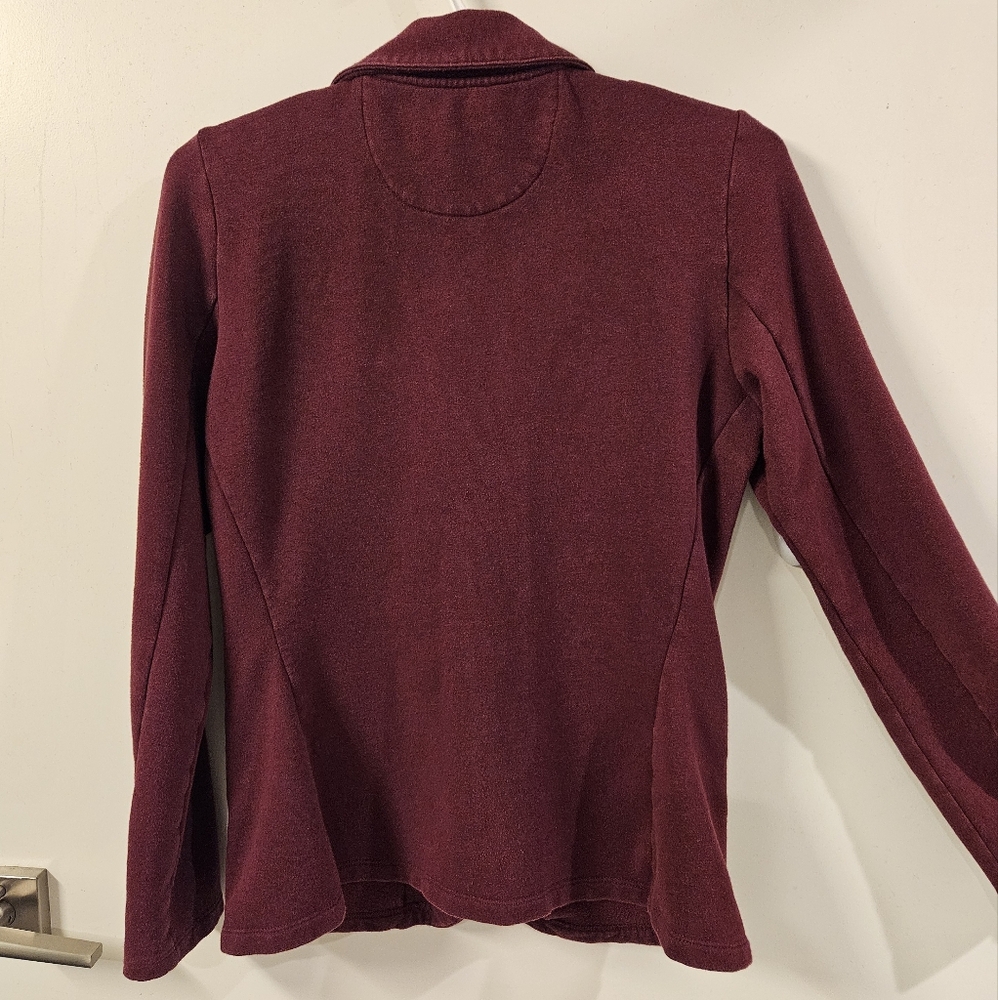 Ralph Lauren Blue Label Burgundy Blazer with Crest Patch - Picture 3 of 13